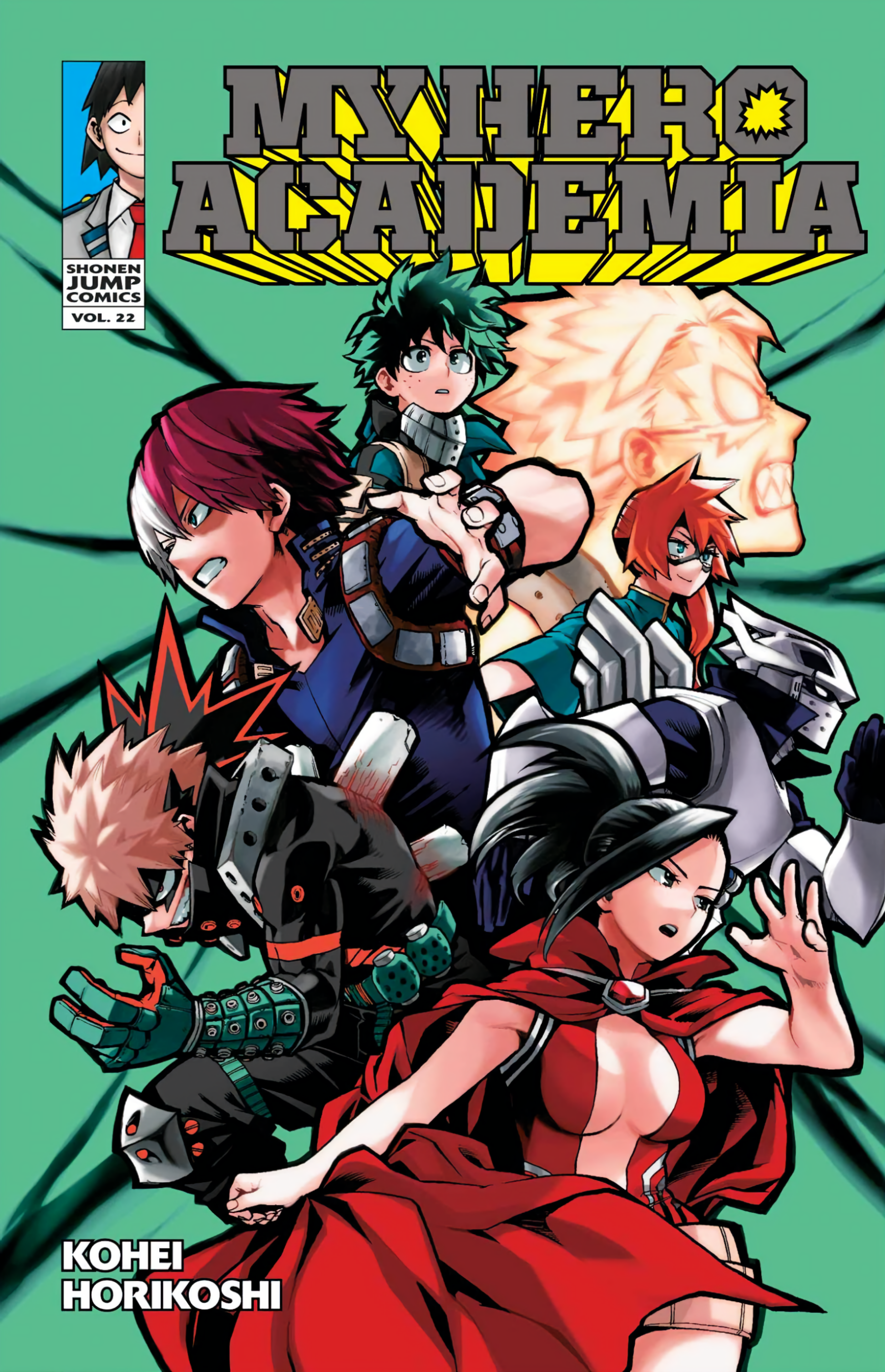 MHA volume 22 cover